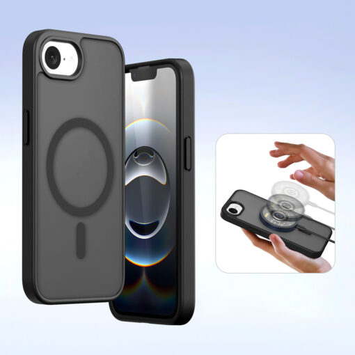 iPhone 16E kaaned 2in1 nahast Dux Ducis Lawa must 6