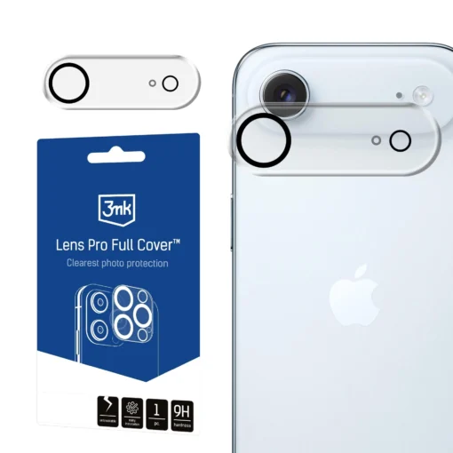iPhone 17 AIR kaamera kaitseklaas – 3mk Lens Pro Full Cover 5