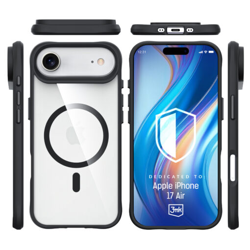 iPhone 17 AIR umbris silikoonist labipaistev – 3mk Satin Armor MagCase 1