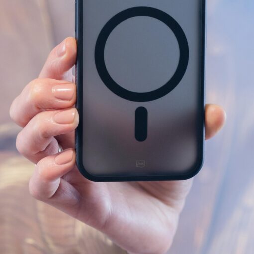 iPhone 17 AIR umbris silikoonist servadega – 3mk Smoke MagCase 10
