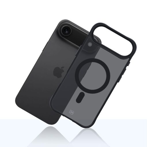 iPhone 17 AIR umbris silikoonist servadega – 3mk Smoke MagCase 11