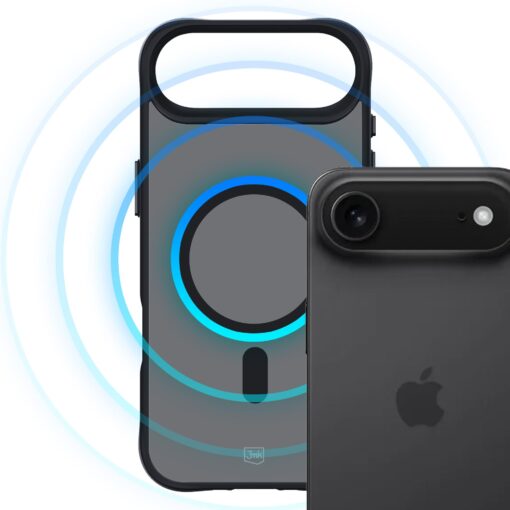 iPhone 17 AIR umbris silikoonist servadega – 3mk Smoke MagCase 3