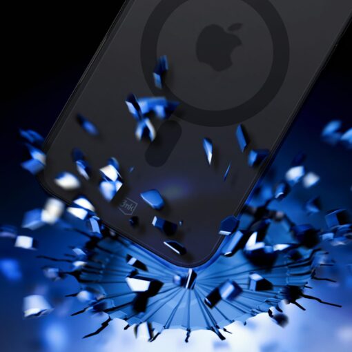 iPhone 17 AIR umbris silikoonist servadega – 3mk Smoke MagCase 4