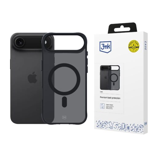 iPhone 17 AIR umbris silikoonist servadega – 3mk Smoke MagCase