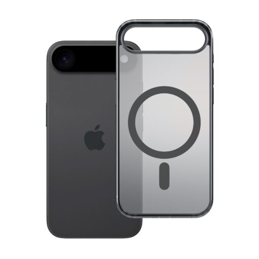 iPhone 17 AIR umbris silikoonist – 3mk Frosty MagCase Black 2