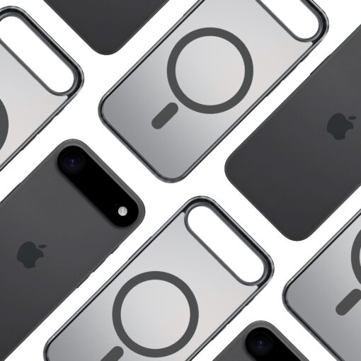 iPhone 17 AIR umbris silikoonist – 3mk Frosty MagCase Black 9