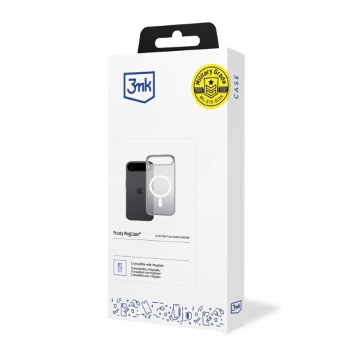 iPhone 17 AIR umbris silikoonist – 3mk Frosty MagCase White 1