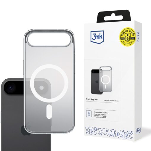 iPhone 17 AIR umbris silikoonist – 3mk Frosty MagCase White