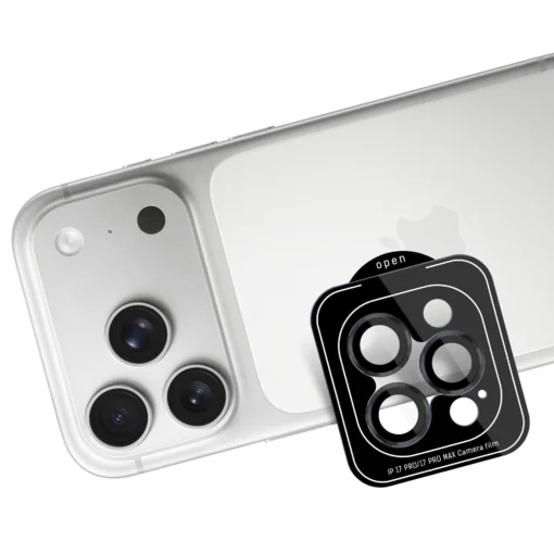 iPhone 17 PRO 17 PRO MAX kaamera kaitseklaas 3mk Lens Protect PRO black 7