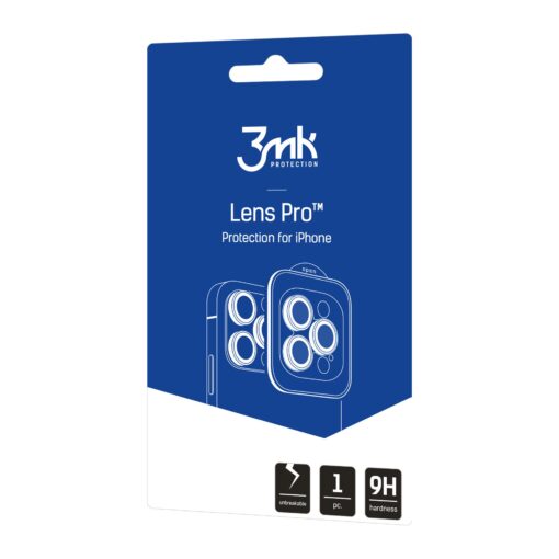 iPhone 17 PRO 17 PRO MAX kaamera kaitseklaas 3mk Lens Protect PRO silver 7
