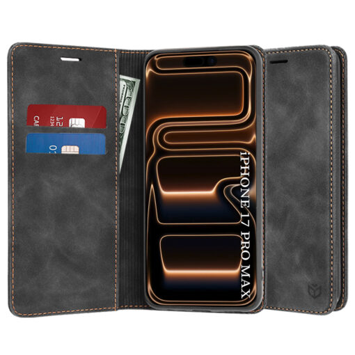 iPhone 17 PRO MAX kaaned kunstnahast Confy Cover must 1