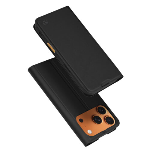 iPhone 17 PRO MAX kaaned kunstnahast Magskin Book must 1