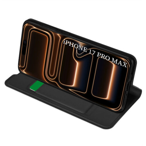 iPhone 17 PRO MAX kaaned kunstnahast Magskin Book must 7