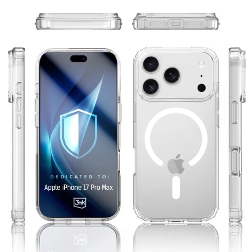 iPhone 17 PRO MAX umbris silikoonist labipaistev – 3mk Armor MagCase 3