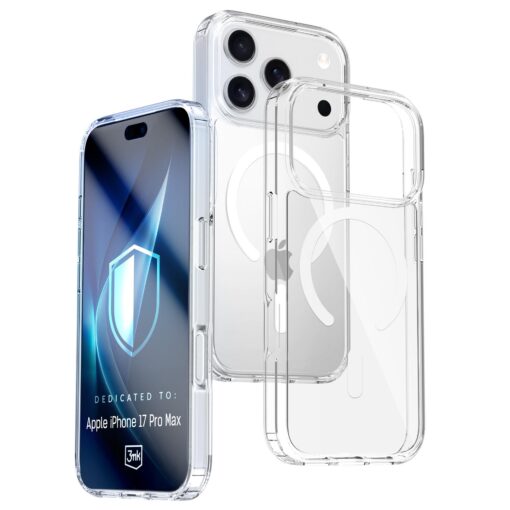 iPhone 17 PRO MAX umbris silikoonist labipaistev – 3mk Armor MagCase