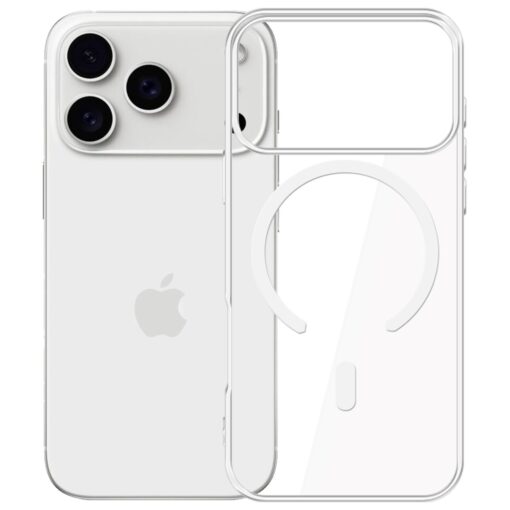 iPhone 17 PRO MAX umbris silikoonist labipaistev – 3mk Clear MagCase 1