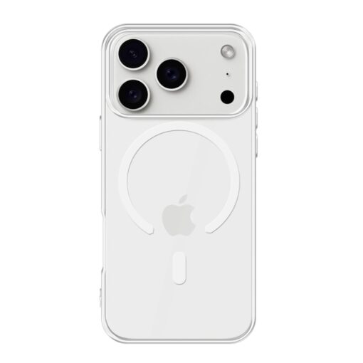 iPhone 17 PRO MAX umbris silikoonist labipaistev – 3mk Clear MagCase 2