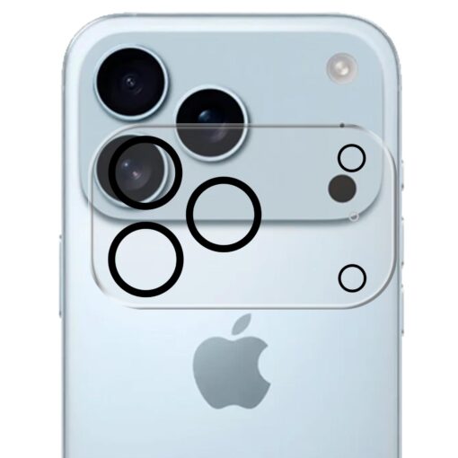 iPhone 17 PRO kaamera kaitseklaas 3mk Lens Pro Full Cover 2