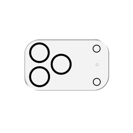 iPhone 17 PRO kaamera kaitseklaas 3mk Lens Pro Full Cover 3