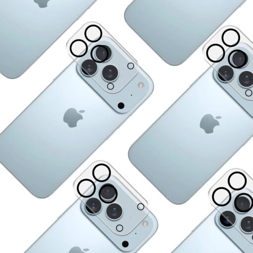 iPhone 17 PRO kaamera kaitseklaas 3mk Lens Pro Full Cover 8