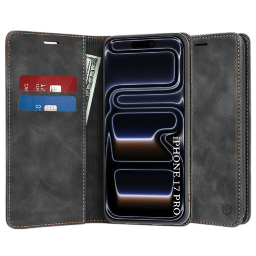 iPhone 17 PRO kaaned kunstnahast Confy Cover must 1