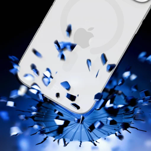 iPhone 17 PRO umbris silikoonist servadega – 3mk Smoke MagCase 10
