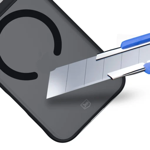 iPhone 17 PRO umbris silikoonist servadega – 3mk Smoke MagCase 4