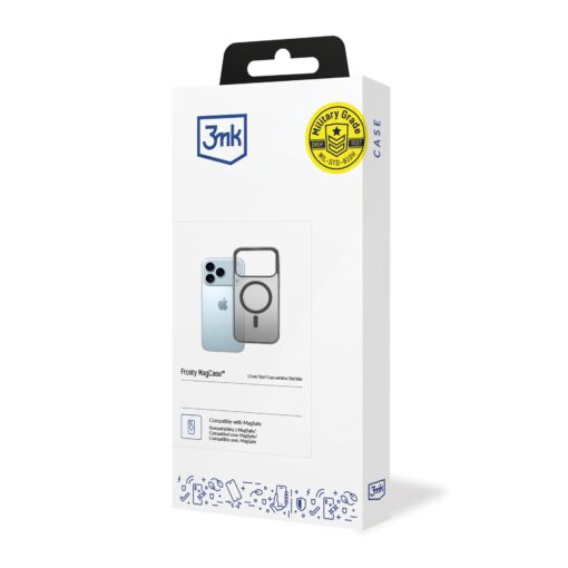 iPhone 17 PRO umbris silikoonist – 3mk Frosty MagCase White 1