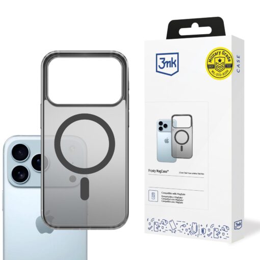 iPhone 17 PRO umbris silikoonist – 3mk Frosty MagCase White