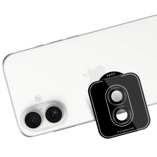 iPhone 17 kaamera kaitseklaas 3mk Lens Protect PRO black 4