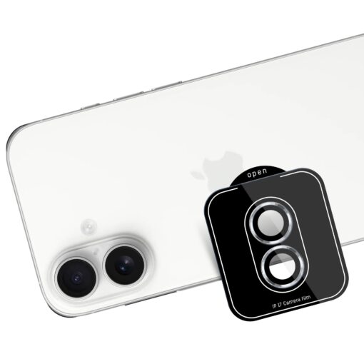 iPhone 17 kaamera kaitseklaas 3mk Lens Protect PRO silver 4