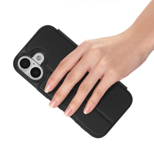 iPhone 17 kaaned kunstnahast Dux Ducis Skin Pro must 6