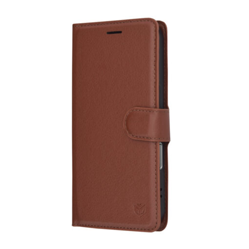 iPhone 17 kaaned kunstnahast Leather Folio pruun 3