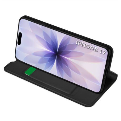 iPhone 17 kaaned kunstnahast Magskin Book must 6
