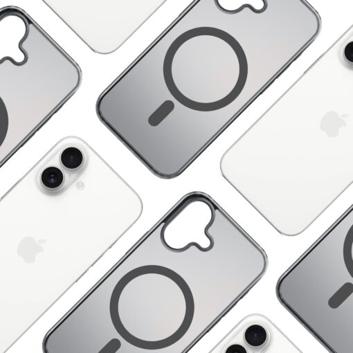 iPhone 17 umbris silikoonist – 3mk Frosty MagCase Black 9