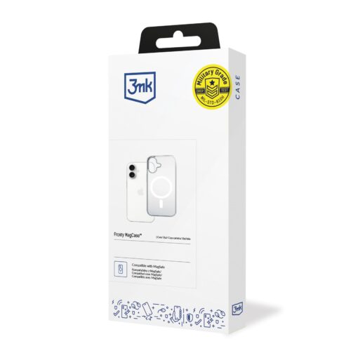 iPhone 17 umbris silikoonist – 3mk Frosty MagCase White 1