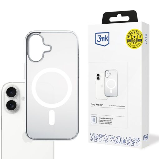 iPhone 17 umbris silikoonist – 3mk Frosty MagCase White