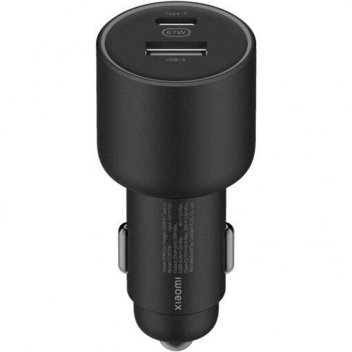 Autolaadija Charger Xiaomi GaN 67W 3A 1 x USB A 1 x USB C BHR6814GL 1