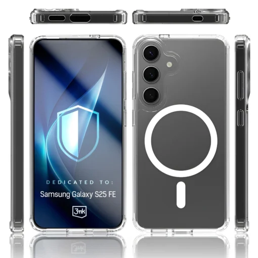 Samsung S25 FE umbris silikoonist labipaistev – 3mk Armor MagCase 7