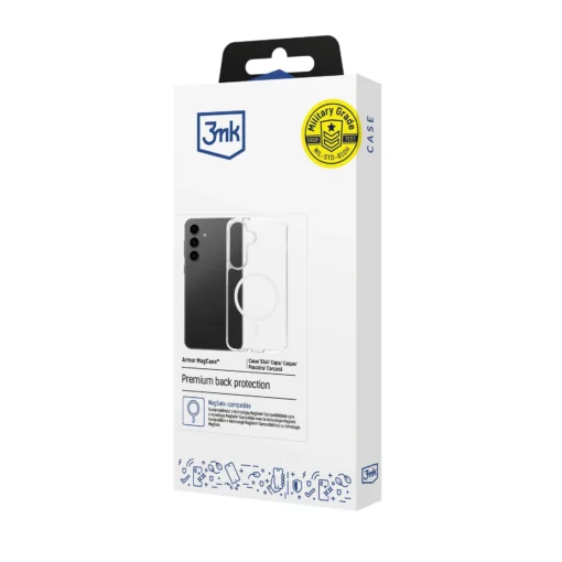 Samsung S25 FE umbris silikoonist labipaistev – 3mk Armor MagCase 9