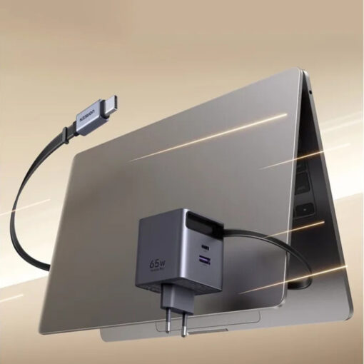 Seinalaadija UGREEN X615 65W 3A 1 x USB A 1 x USB C USB C juhtmega 5