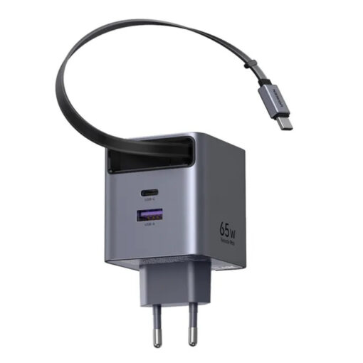 Seinalaadija UGREEN X615 65W 3A 1 x USB A 1 x USB C USB C juhtmega 7