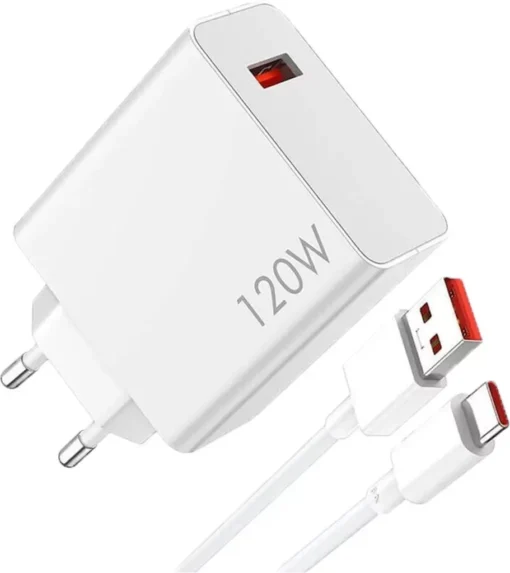 Seinalaadija Xiaomi 120W 6A 1 x USB A USB C juhtmega BHR9462EU 1