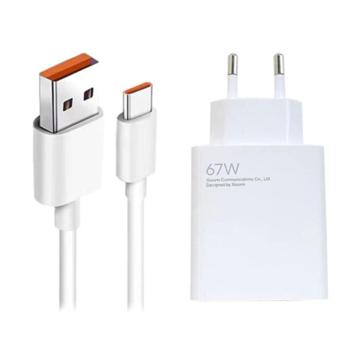 Seinalaadija Xiaomi 67W 6.2A 1 x USB A USB C juhtmega BHR9465EU 2