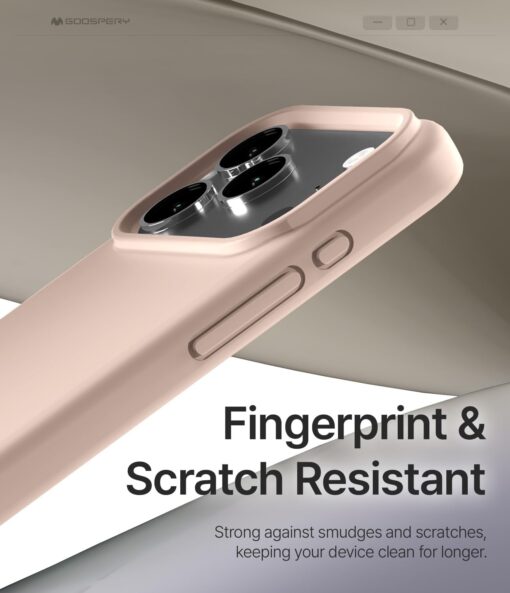 iPhone 17 PRO umbris silikoonist MagSafe Mercury Pure roosaliivakarva 2