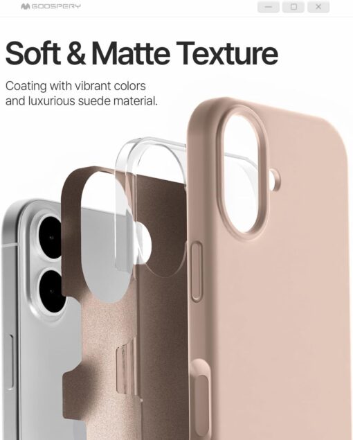 iPhone 17 umbris silikoonist MagSafe Mercury Pure roosaliivakarva 4