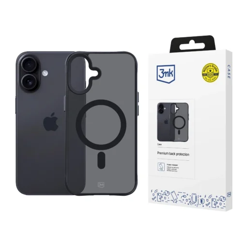 iPhone 17 umbris silikoonist servadega – 3mk Smoke MagCase 1