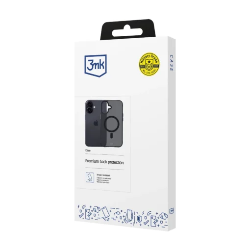 iPhone 17 umbris silikoonist servadega – 3mk Smoke MagCase 7