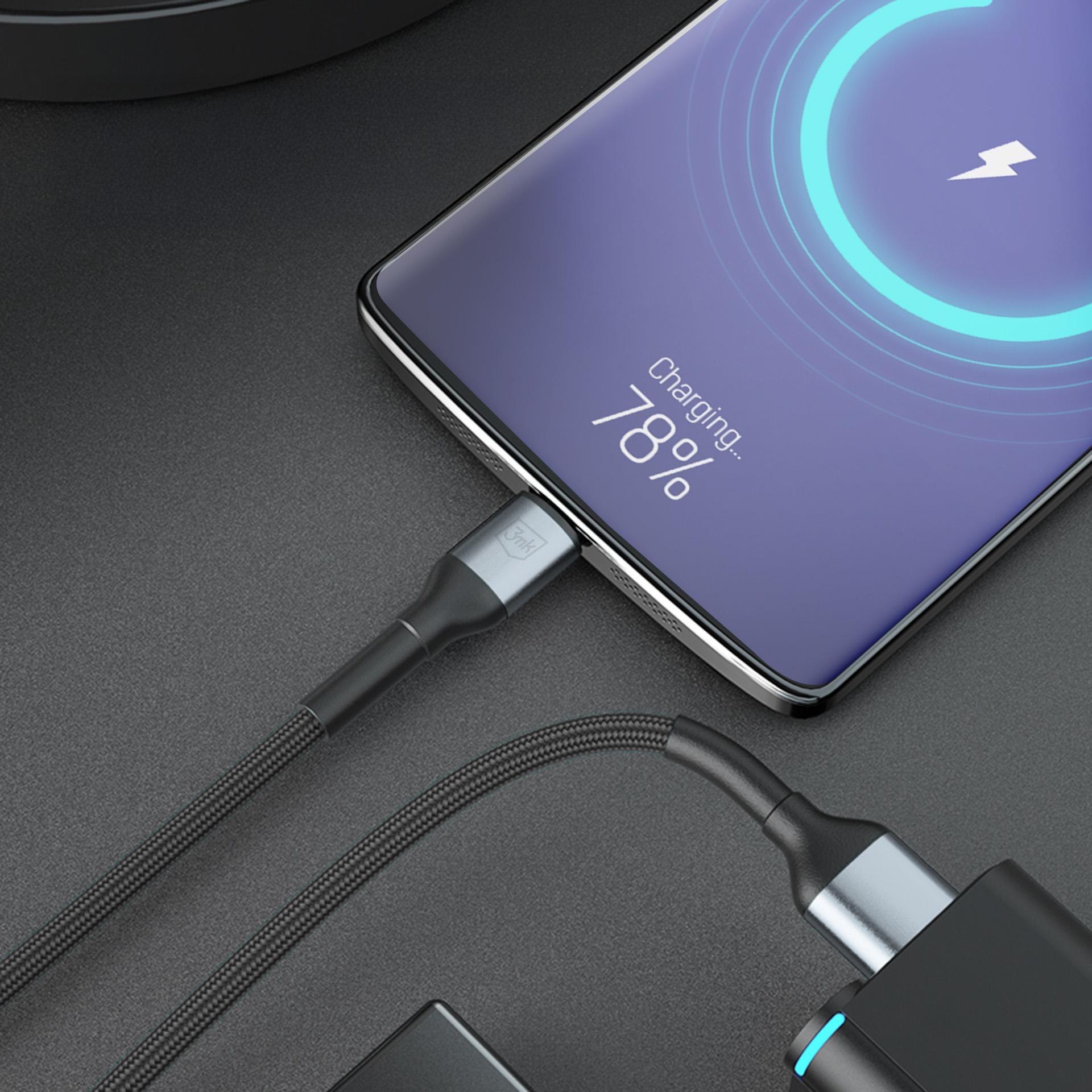 3mk-USB-A-to-Micro-laadimiskaabel-N-SERIES-1m-5V2.4A-12W-Must-3 3mk USB A to Micro laadimiskaabel N SERIES 1m 5V2.4A 12W Must 3