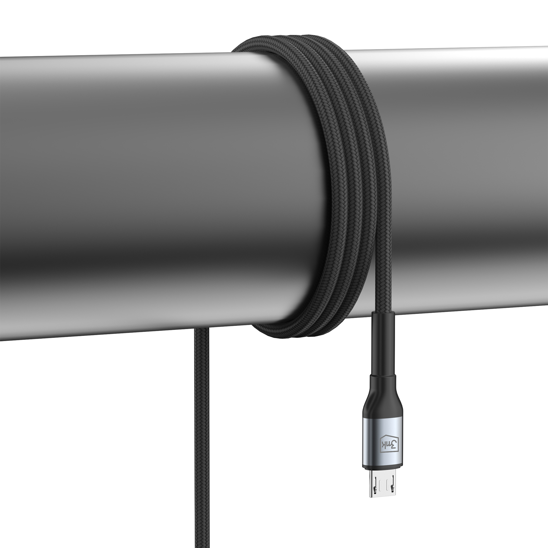 3mk-USB-A-to-Micro-laadimiskaabel-N-SERIES-1m-5V2.4A-12W-Must-8 3mk USB A to Micro laadimiskaabel N SERIES 1m 5V2.4A 12W Must 8